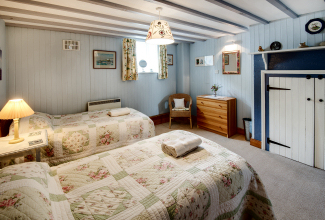 Twin Bedroom, Finechambers Chapel Holiday Cottage, Hexham, Northumberland