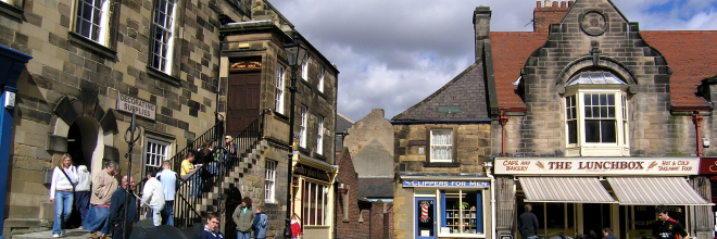 Alnwick Town Centre, Northumberland